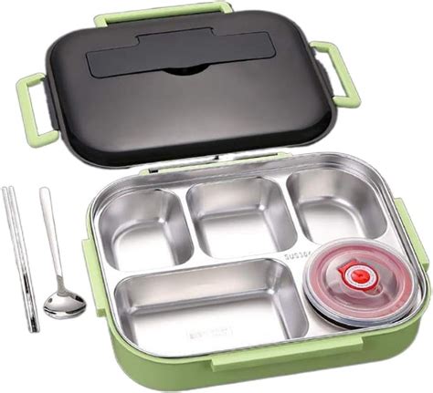 stainless steel lunch box leak proof amazon|microwave safe lunch box containers.